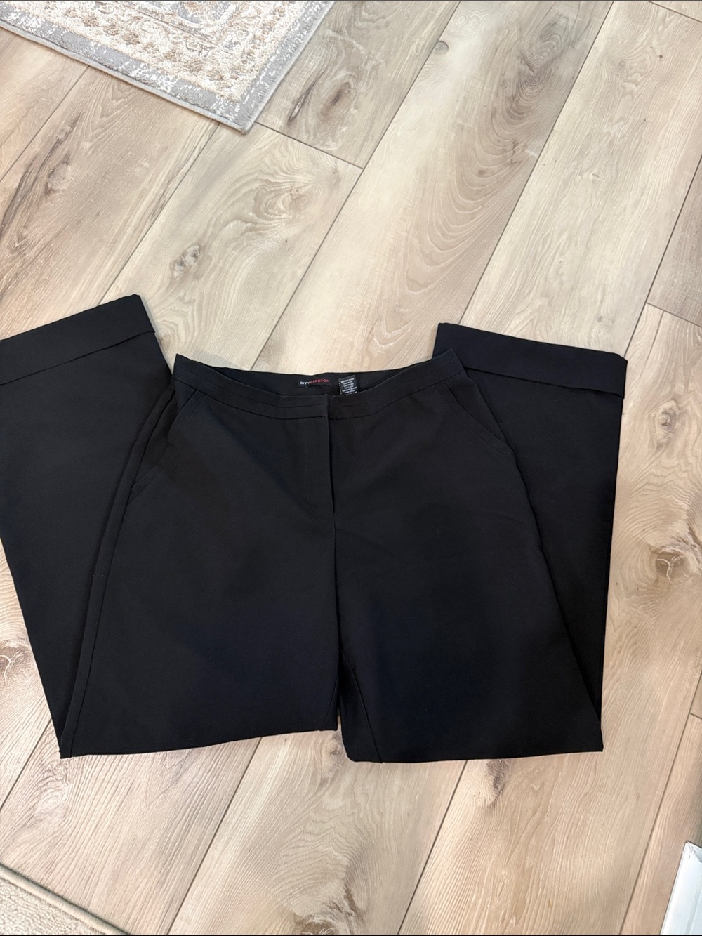 New York & Company Black Women's Straight Dress Trousers